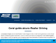 Tablet Screenshot of masterdriving.it